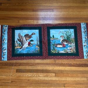 Waterfow craft fabric panel New